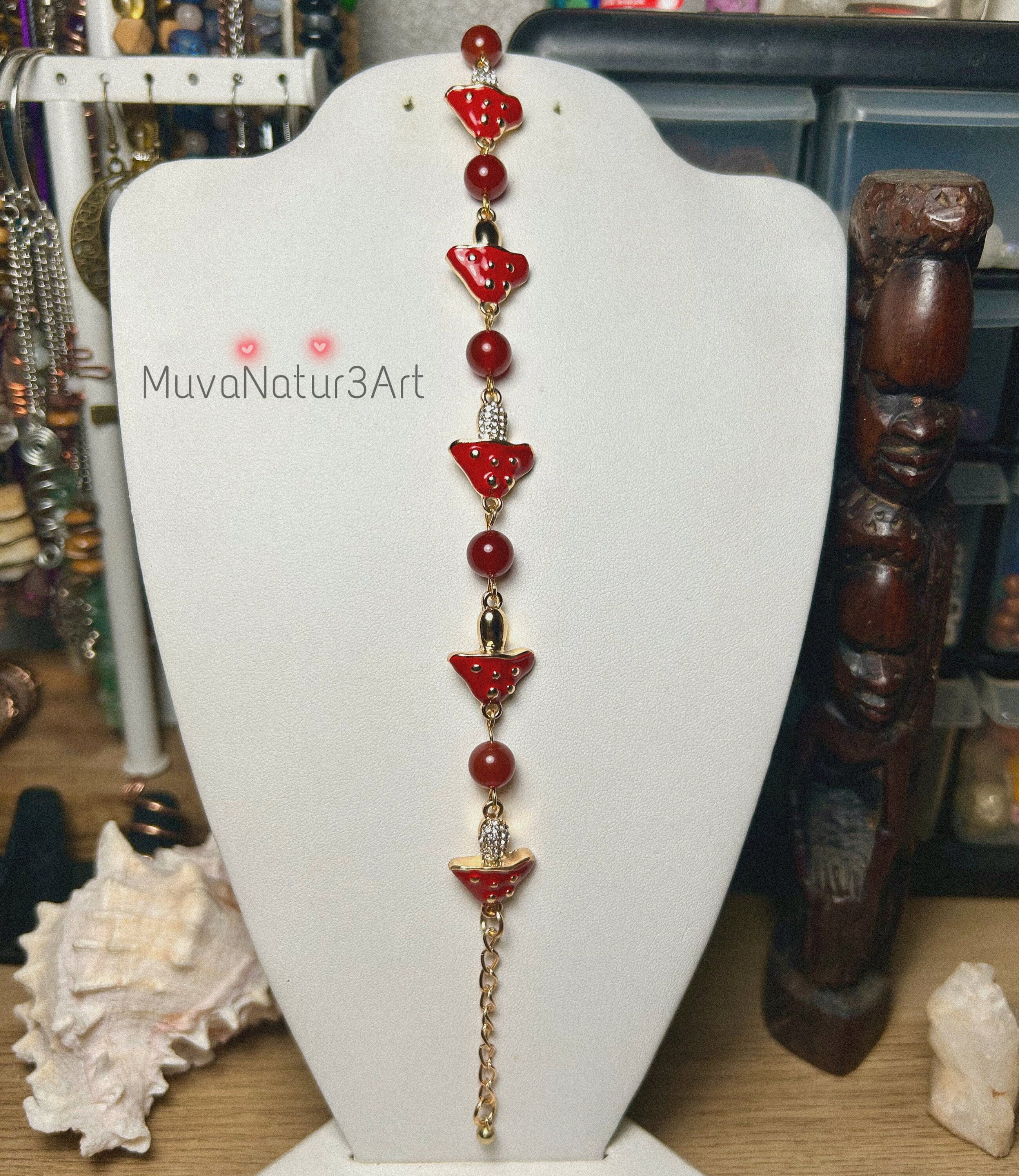 Red Carnelian Mushrooms