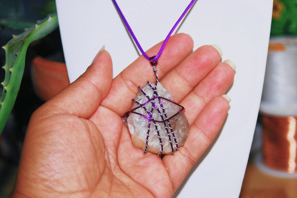 BeautiFULL Quartz Wrapped Necklace