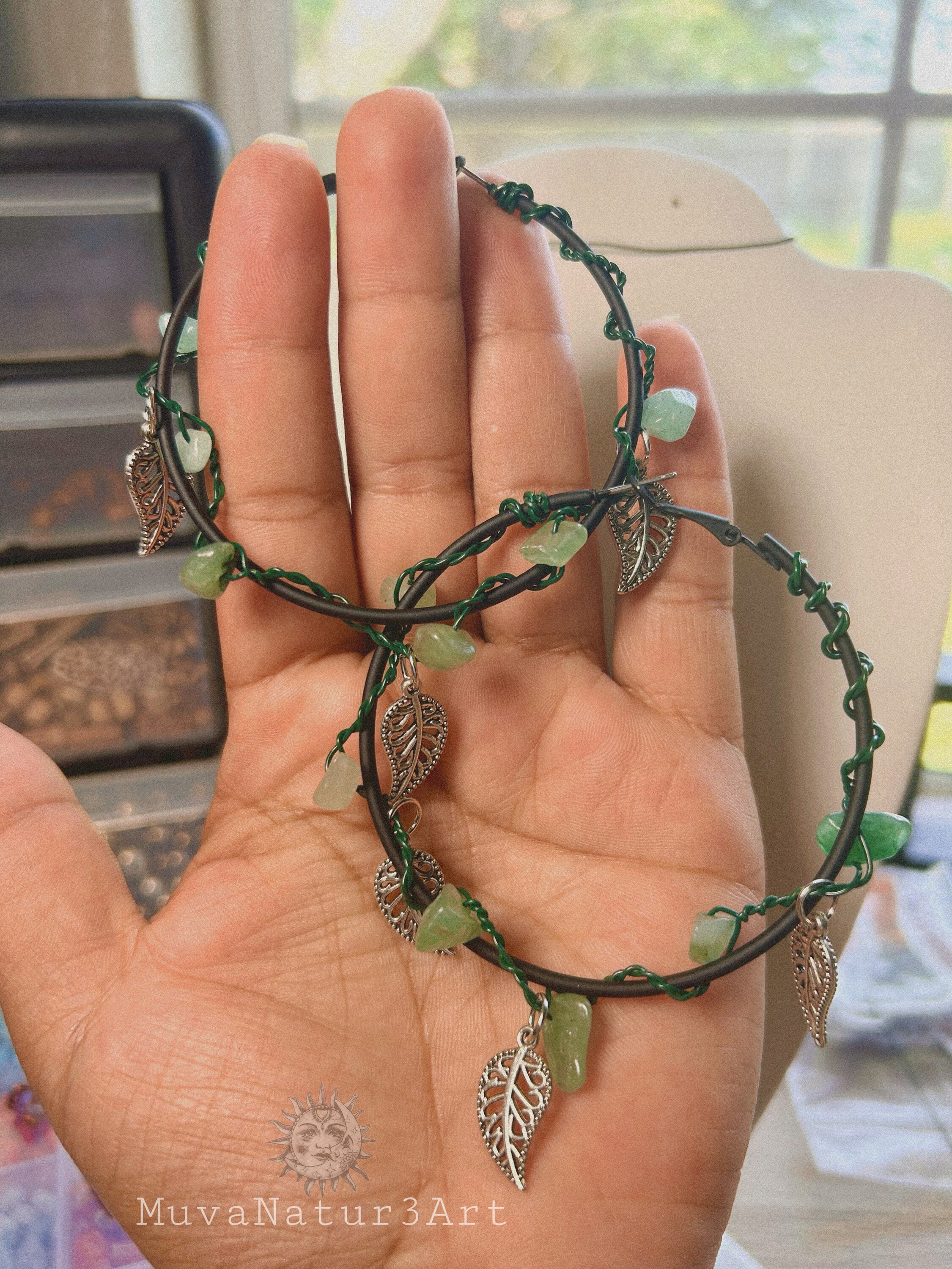 OnTheeVine Hoop Earrings