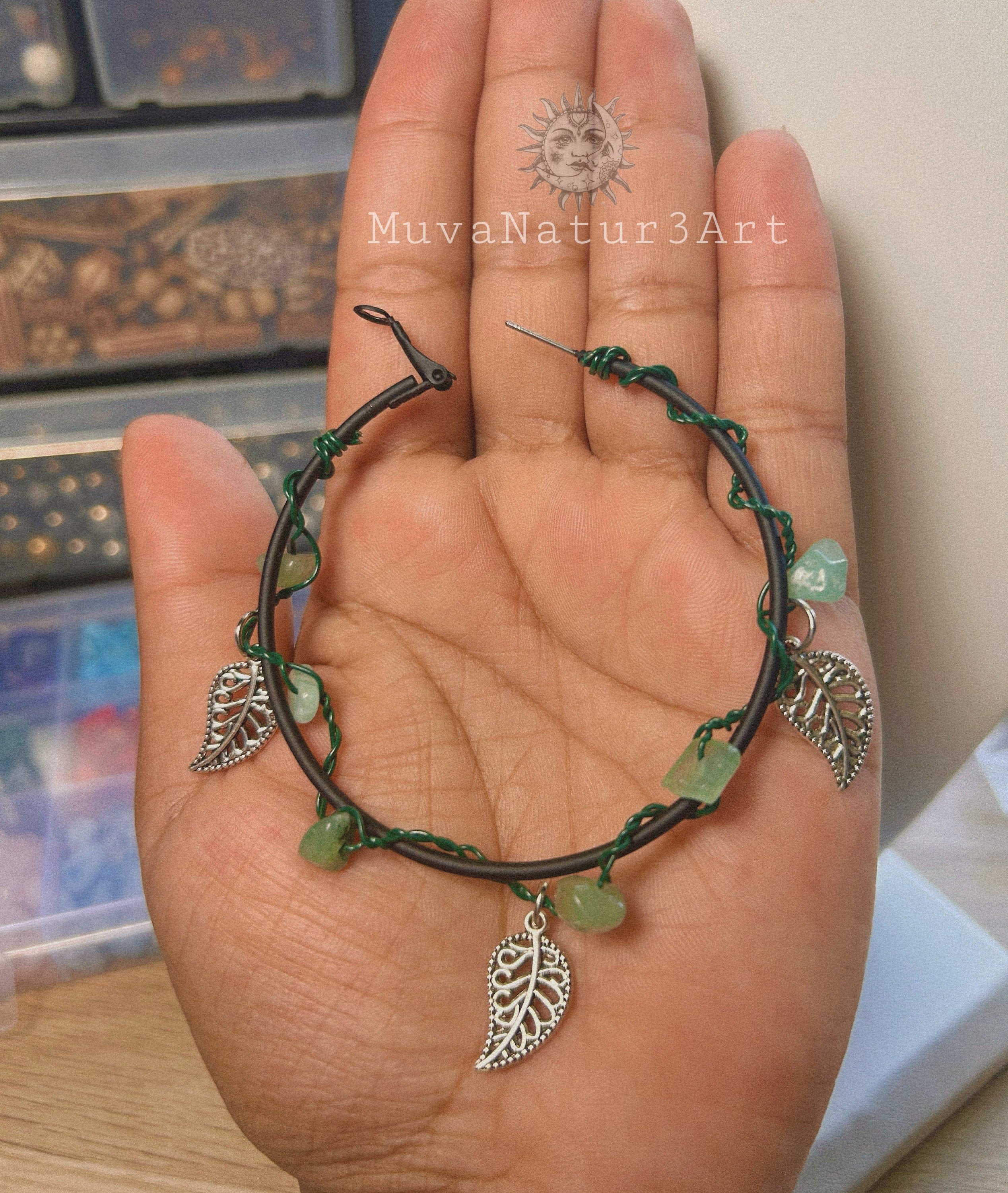 OnTheeVine Hoop Earrings