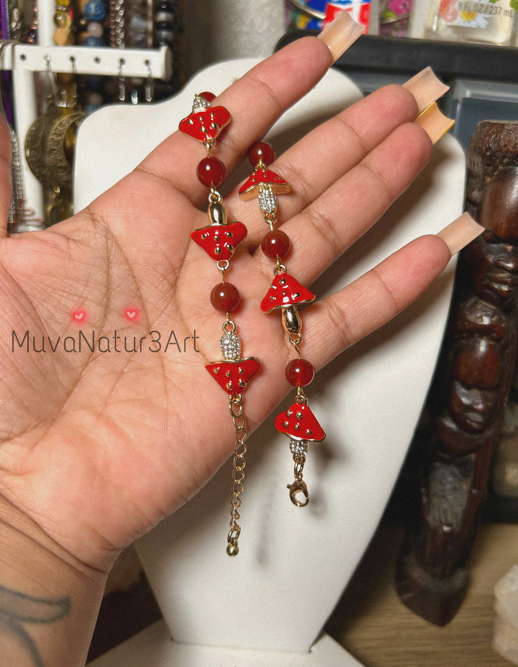 Red Carnelian Mushrooms