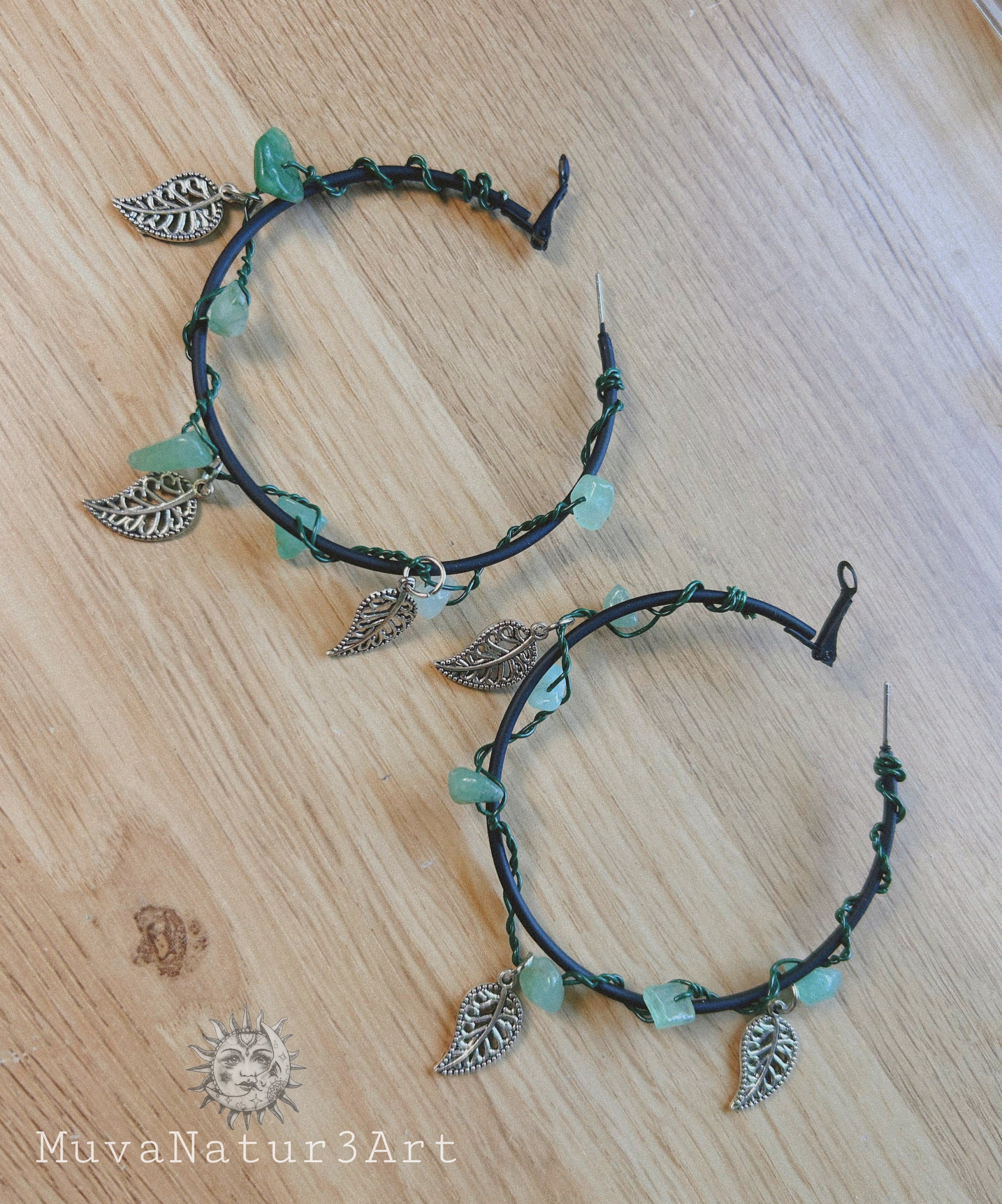 OnTheeVine Hoop Earrings