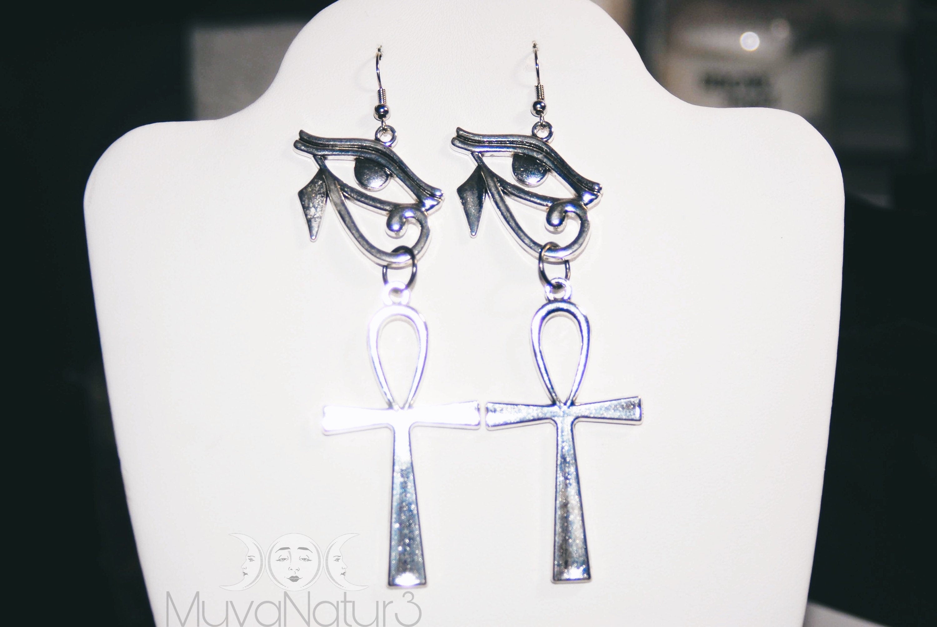 BeautiFULL Ankh/EyeOfHorus Earrings