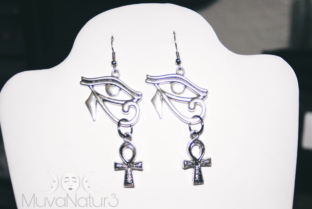 BeautiFULL Ankh/EyeOfHorus Earrings